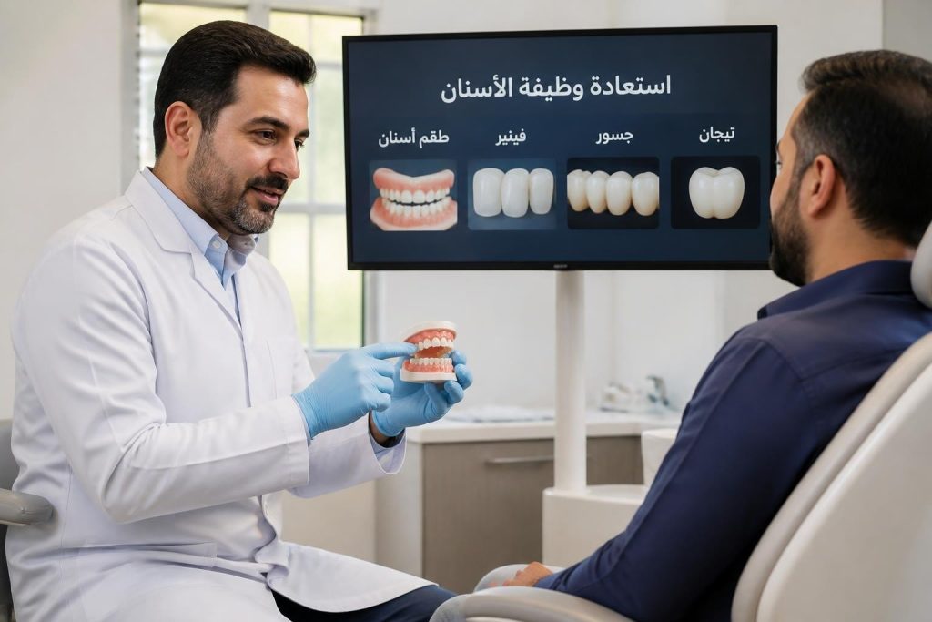 اخصائي تركيبات أسنان: دليلك الشامل للحصول على ابتسامة مثالية