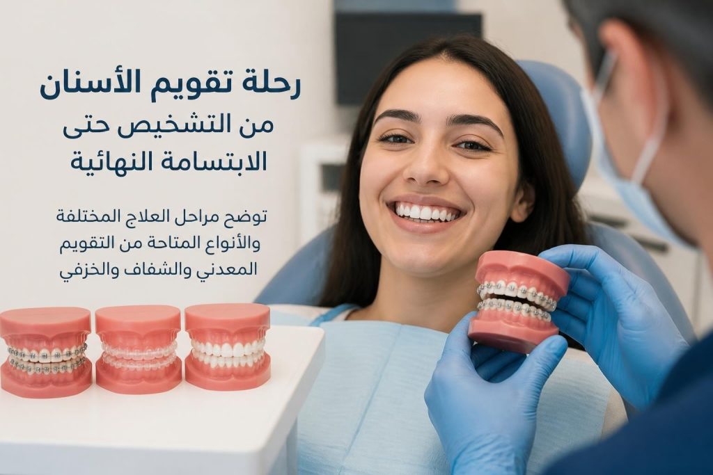 التقويم للأسنان: دليلك الشامل لابتسامة صحية ومتناسقة التقويم للأسنان: دليلك الشامل لابتسامة صحية ومتناسقة